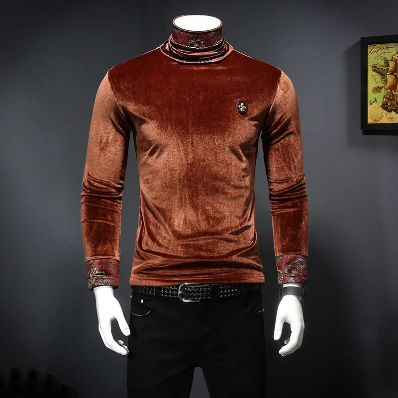 Мужские повседневные винтажные футболки однотонный пуловер с длинным рукавом