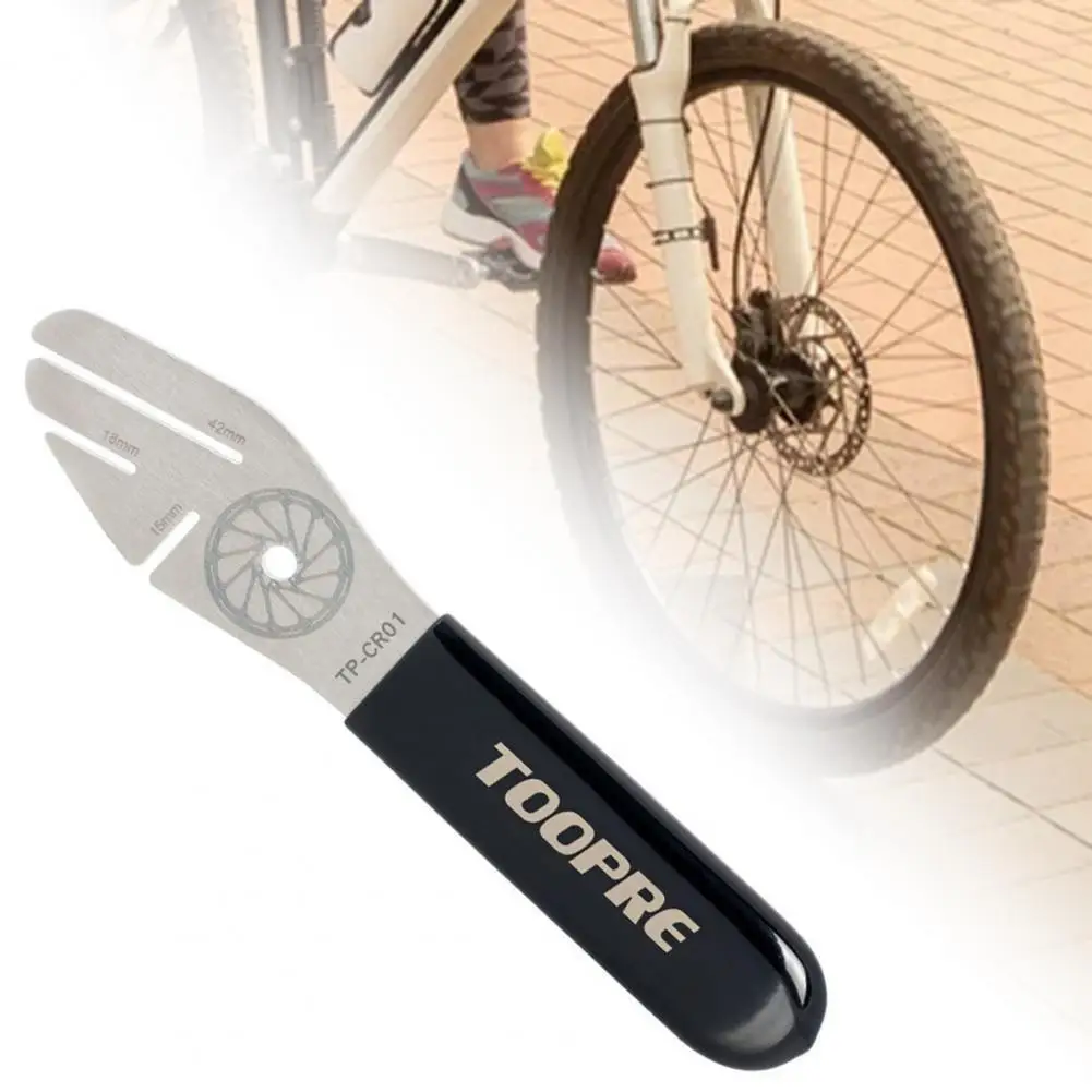 

Useful Glossy Injection Grip Lightweight Correction Wrench Bike Rotor Truing Wrench for Maintenance Disc Adjuster