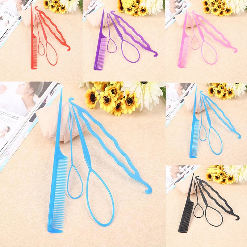 4 шт./компл. хвост СОЗДАТЕЛЬ Инструменты для самостоятельной укладки волос