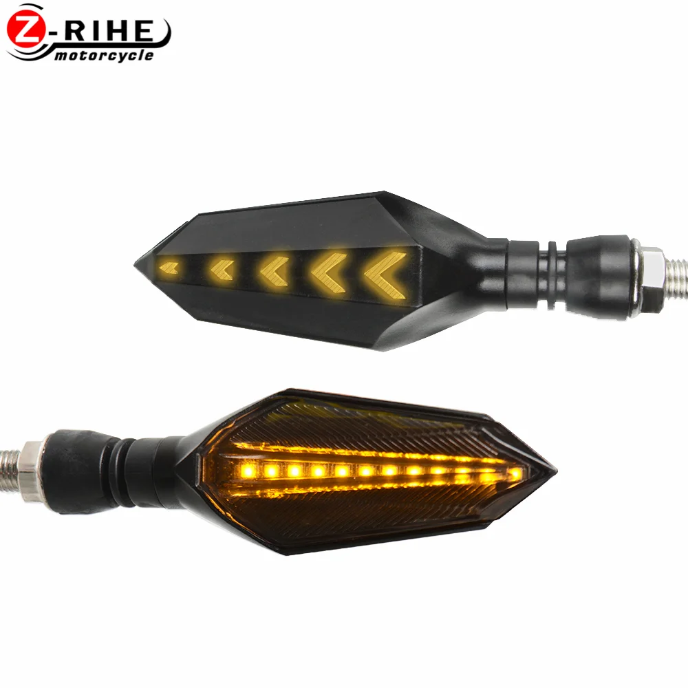 Передний/задний светодиодный сигнальный светильник для мотоцикла индикаторная