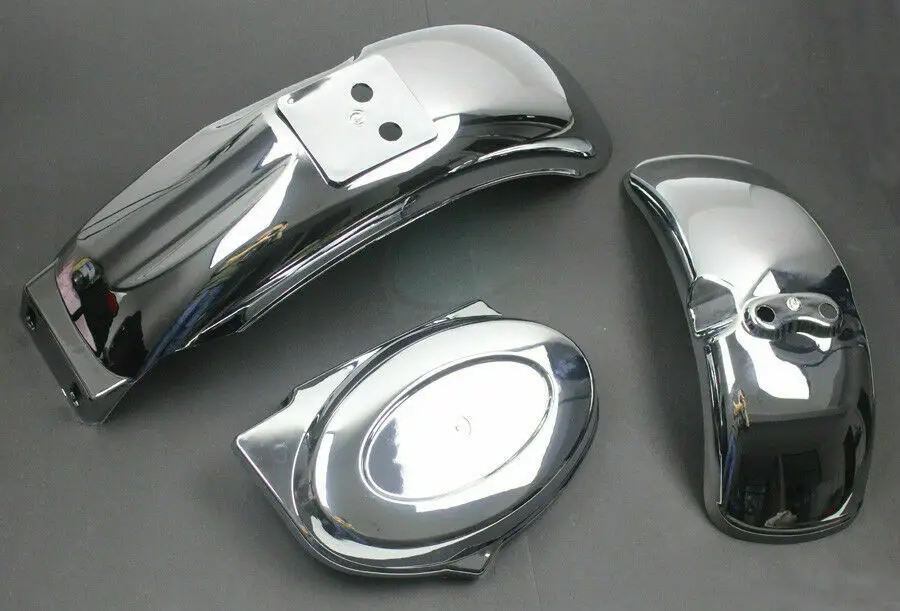 Хромированный мини Трейл пластиковый крыло переднее заднее колесо крышка