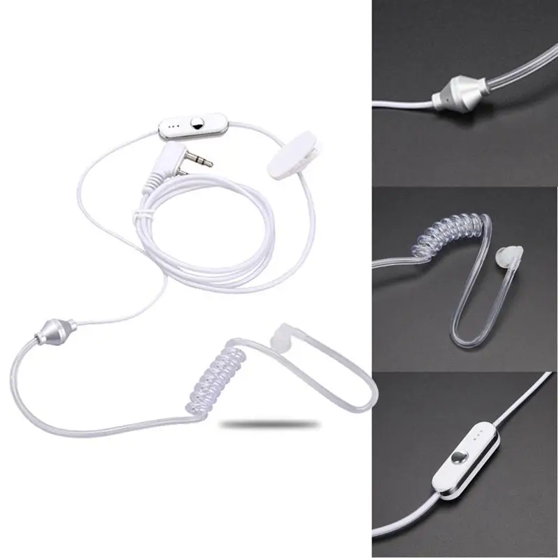 MeterMall Ptt bluetooth-наушник 2 Pin Воздушная трубка Динамик PTT MIC тайное для акустической