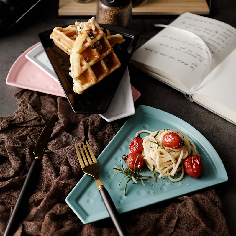 Креативная форма для пиццы керамическая тарелка ужина блюда и тарелки закусок