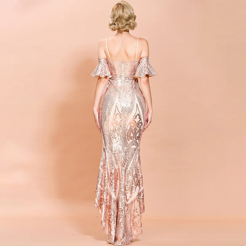 Plus Size Elegant Celebrity Party Dress Wedding Night Club Fashion Dresses Women Off the Shoulder Christmas Sexy | Женская одежда