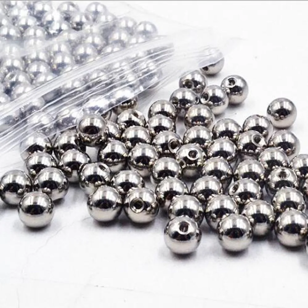 100pcs 14G 16G Нержавеющая сталь большой шар шарики части носа серьги-штанги в язык, бровь нательное пирсинг-кольцо ювелирные изделия