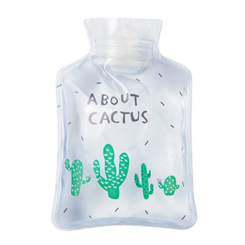 

Portable Transparent Hot Water Bottle Cute Mini Lemon Cactus Watermelon Strawberry Hand Warmer for Pain Relief Kids Gift FA