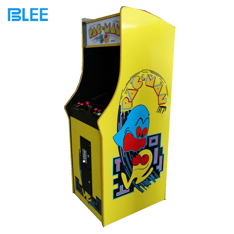 1 игрок Вертикальная аркадная машина Pacman с монетоприемником для аркадных игр в