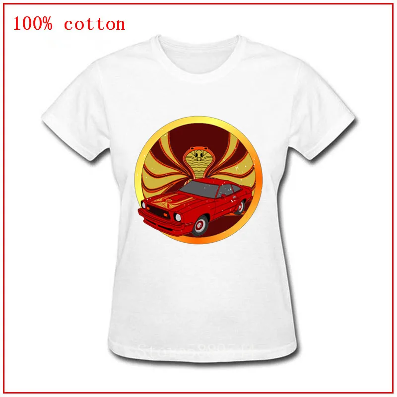 Женская футболка в стиле ретро Cobra Kai King Snake Vestido с коротким рукавом и вырезом