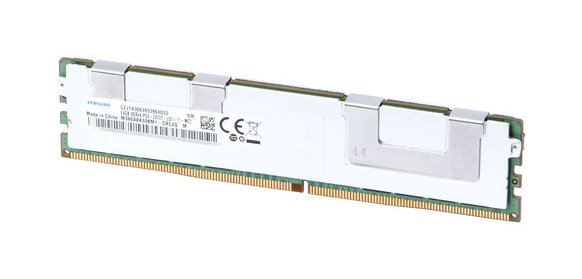 Samsung 64G 4DRX4 PC4-2400T DDR4-2400MHZ memoria регистровая Память RAM память-M386A8K40BM1-CRC- | Компьютеры и