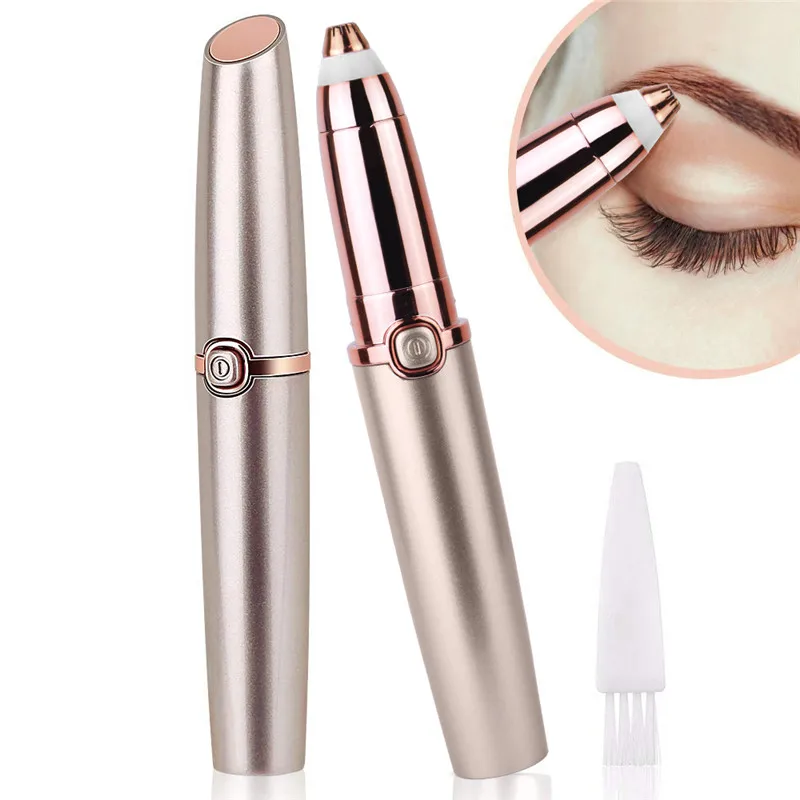 

Electric Eyebrow Trimmer Painless Eye Brow Epilator Mini Shaver Razors Portable Facial Hair Remover Eye Brow Shaper For Women