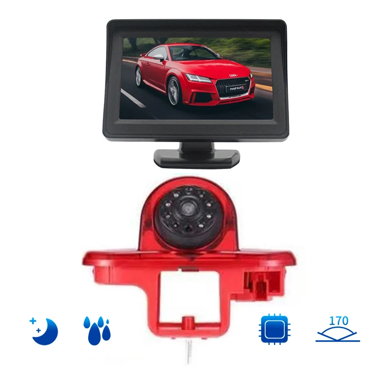 Монитор заднего вида Камера тормозной светильник обратный для Renault трафика Vauxhall