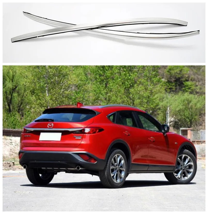 

High quality Aluminium Alloy Roof Racks Luggage Rack Fits For Mazda CX-4 2016 2017 2018 2019 2020
