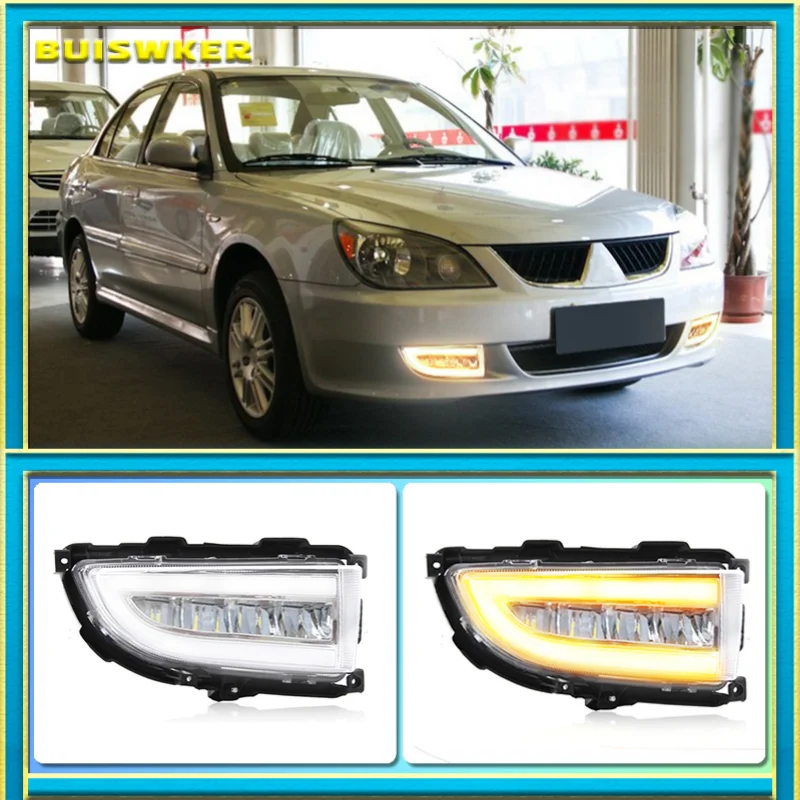 Светодиодные фары DRL для Mitsubishi Lancer 2004 2005 2006 дневные ходосветильник огни