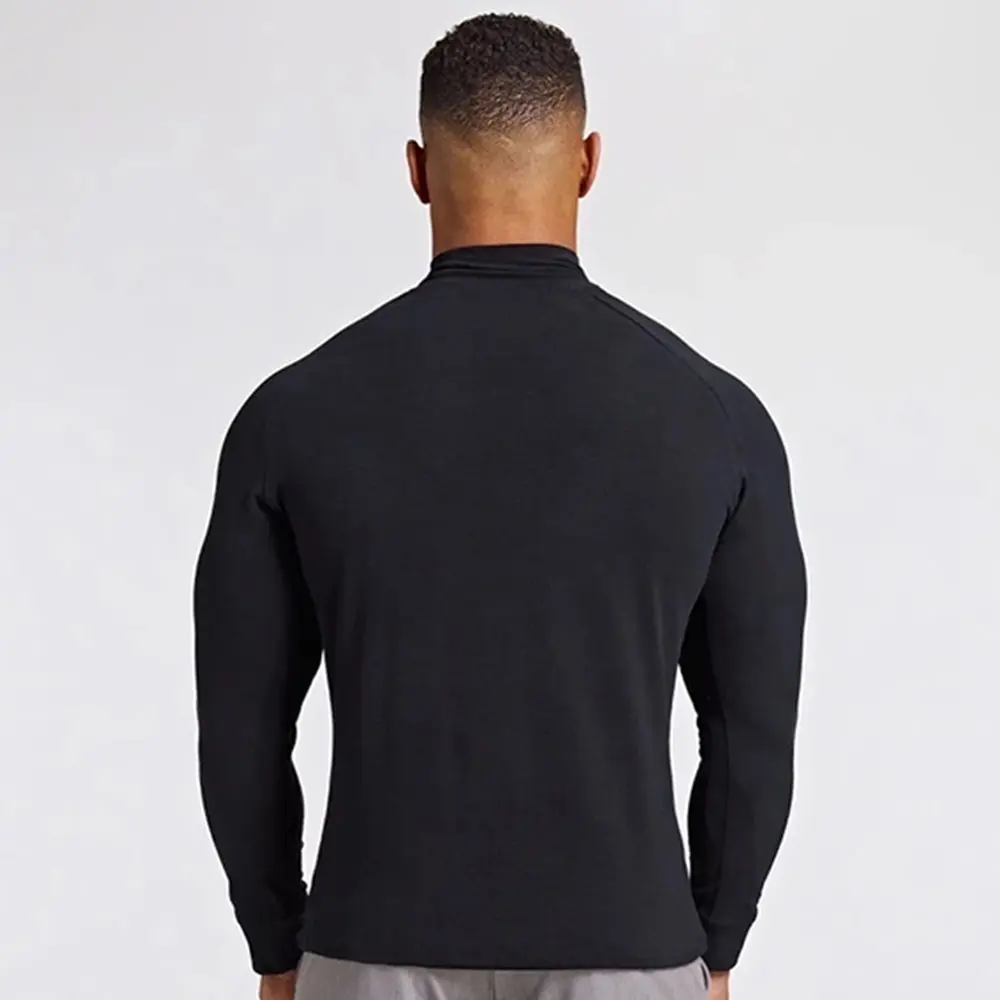 Компрессионная рубашка с длинным рукавом Мужская быстросохнущая футболка для