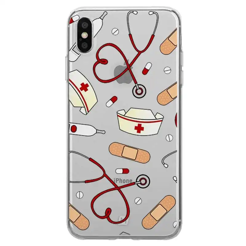 TPU Мягкий силиконовый чехол из ТПУ для iPhone X10 XR XS MAX 7 8 8Plus 5s SE 6 6S 6Plus - Цвет: TPU
