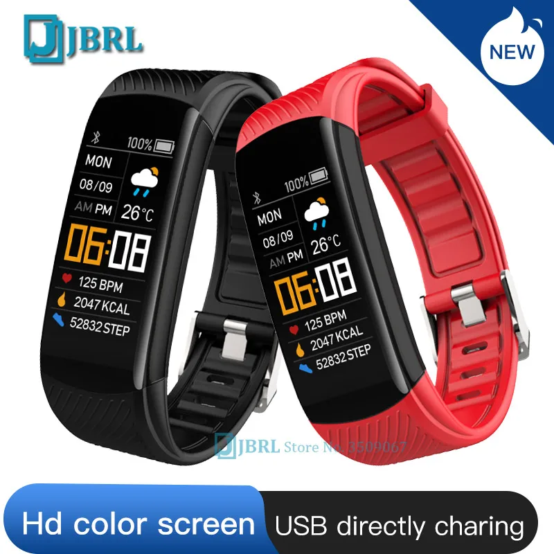 Модные умные часы с пульсометром совместимые Bluetooth для женщин и мужчин фитнес