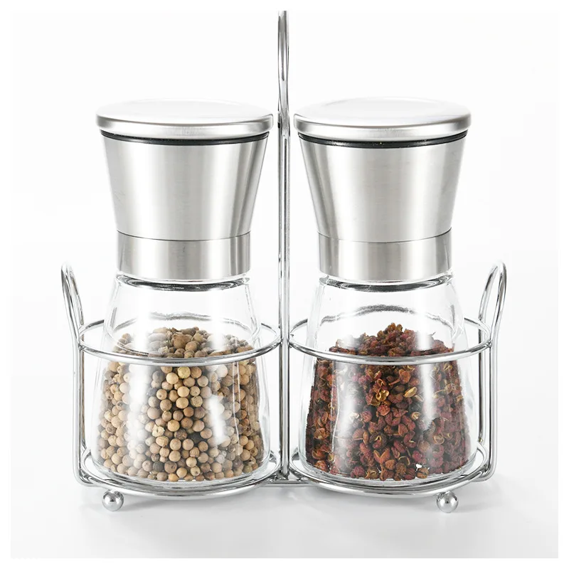 

Manual 304 stainless steel pepper grinder, pepper powder and pepper glass grinder, creative glass grinder