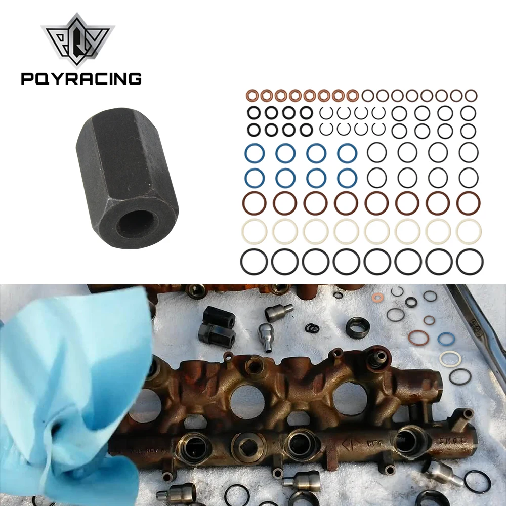 Высокая Давление масла топливораспределительной рампой утечки ремонт