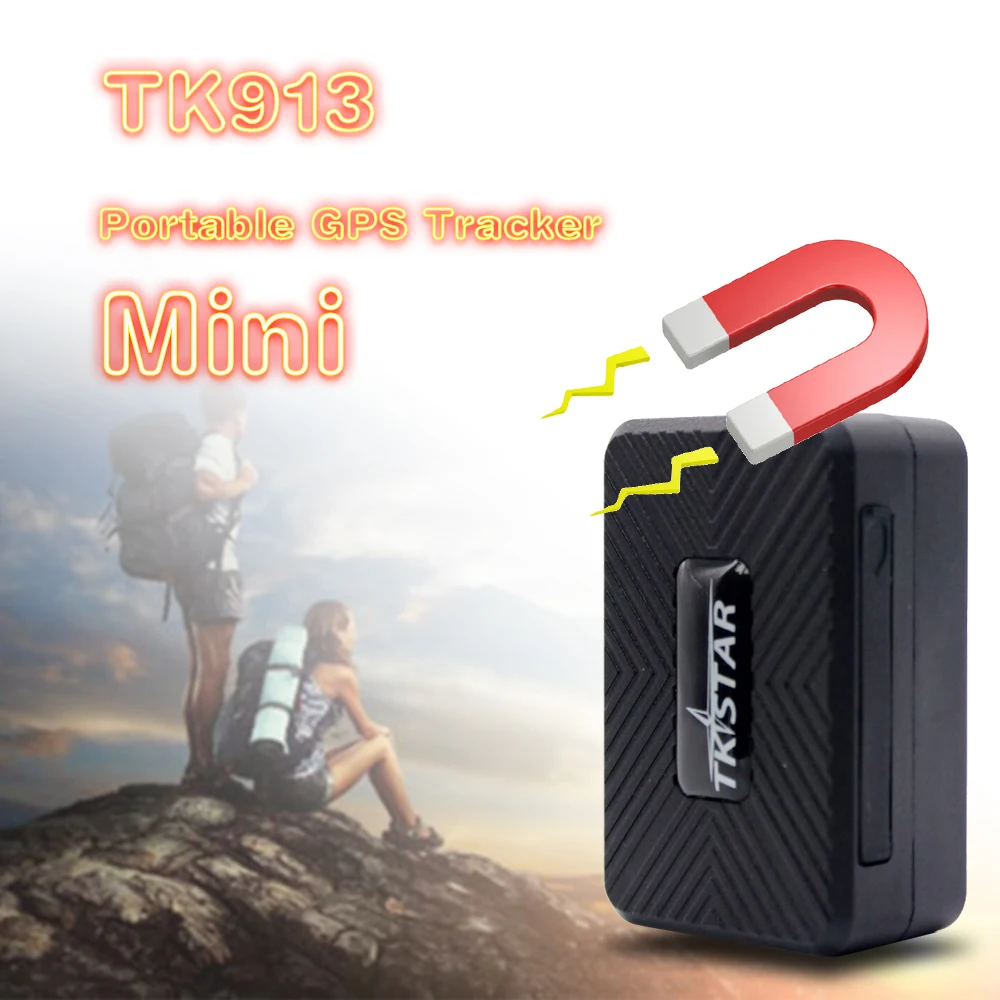 Мини GPS трекер TKSTAR TK913 2G магнитный водонепроницаемый с приложением|GPS-трекеры| |