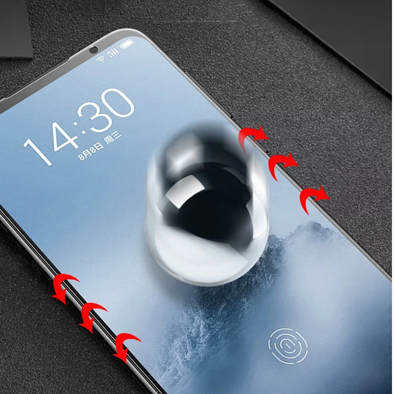 Матовое закаленное стекло для Meizu 16TH 16 Plus 16X 16S 17 Pro M17 16T 16XS Защита экрана 7 6
