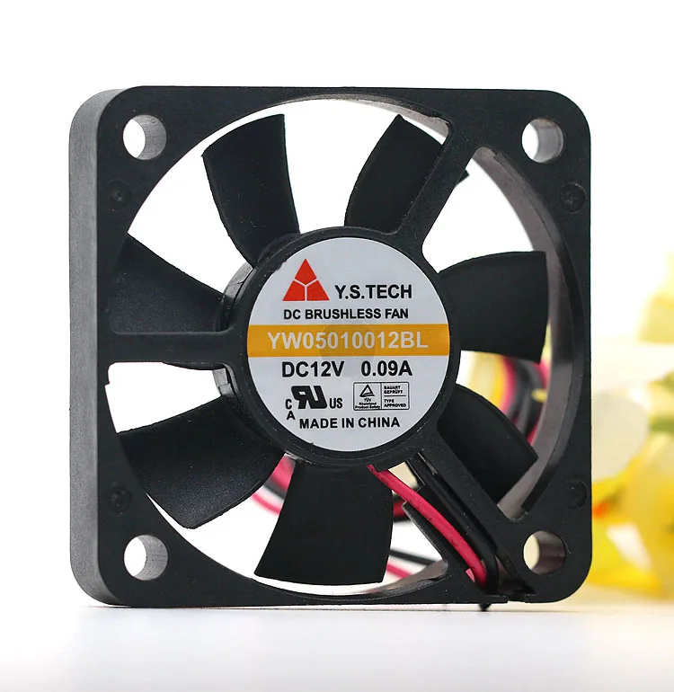 Ультратихий вентилятор для зарядки аккумулятора Y.S Tech Yw05010012bl 5010 12 В 0 09a|Кулеры и