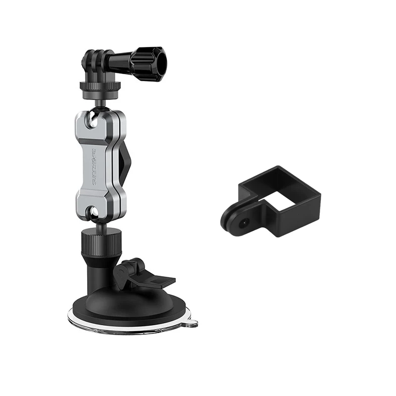 

Camera car suction cup base bracket metal holder for gopro action / dji osmo pocket /Fimi Palm /Insta360 camera mount