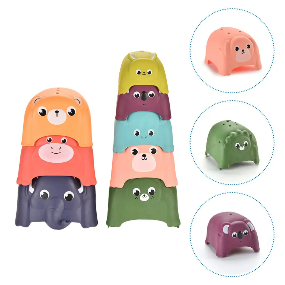 

1 Set of Kids Stacking Games Educational Stacking Toys Cartoon Stacking