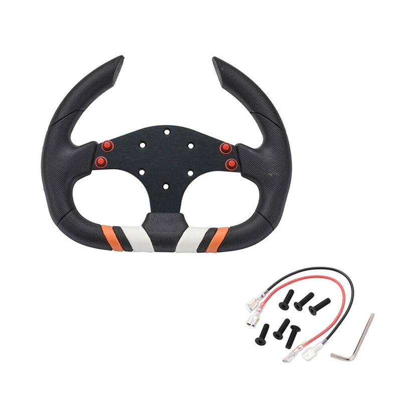 Автомобильное украшение 30 см 6 болтов алюминиевое гоночное рулевое колесо из ПВХ