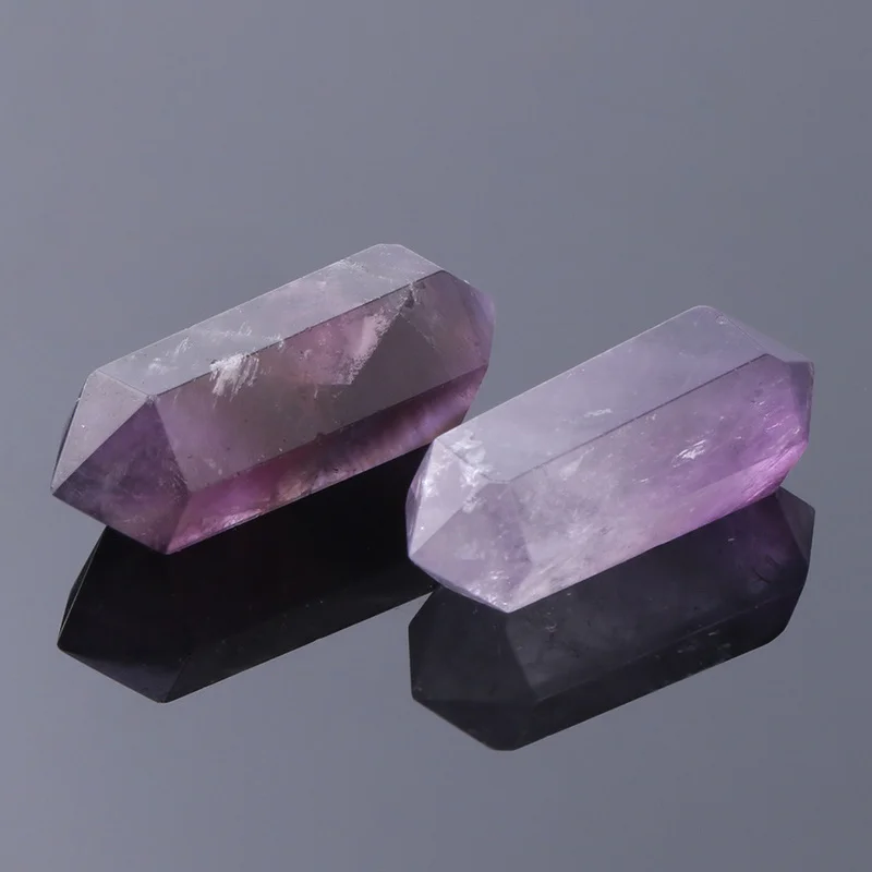 1 шт. натуральный аметист палочка кварцевый кристалл ремонт Кристалл Исцеление