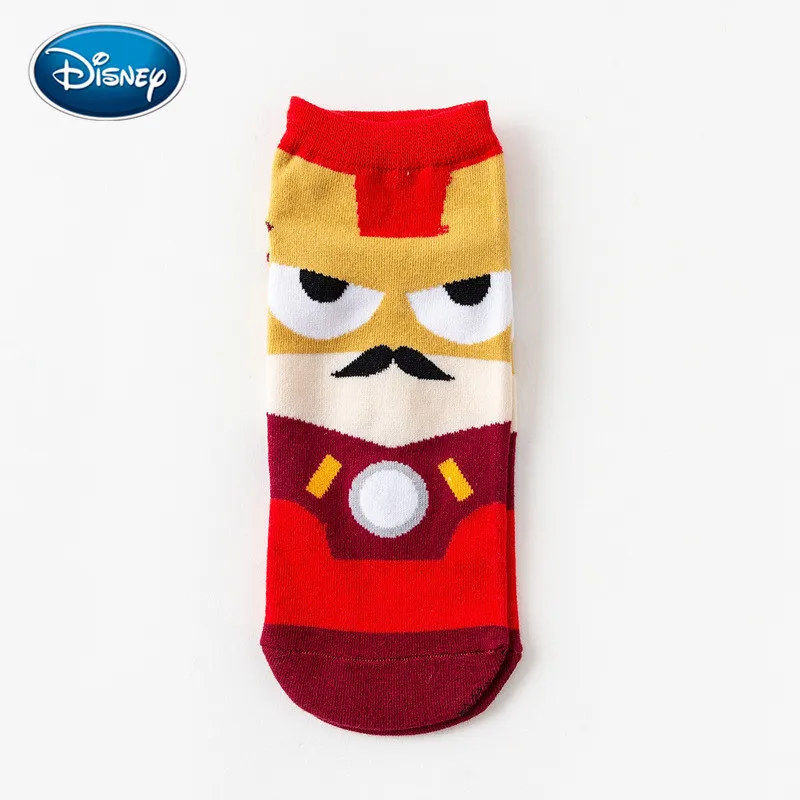 Disney новые хлопковые носки с рисунком человек подростковые короткие для