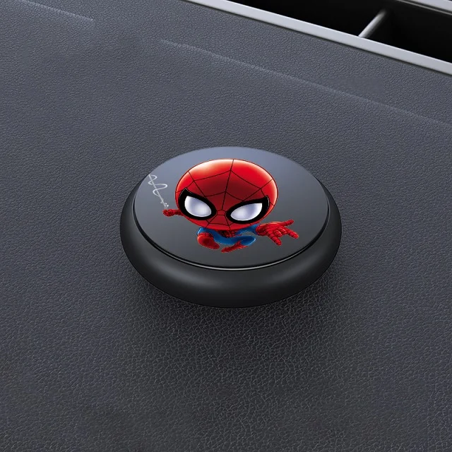 Spiderman-Black Автомобильный освежитель воздуха, твердый парфюм, милый освежитель для автомобиля, украшение приборной панели, авто, свежий ароматерапия, ароматизатор, автомобильные аксессуары - Название цвета: Spiderman-Black