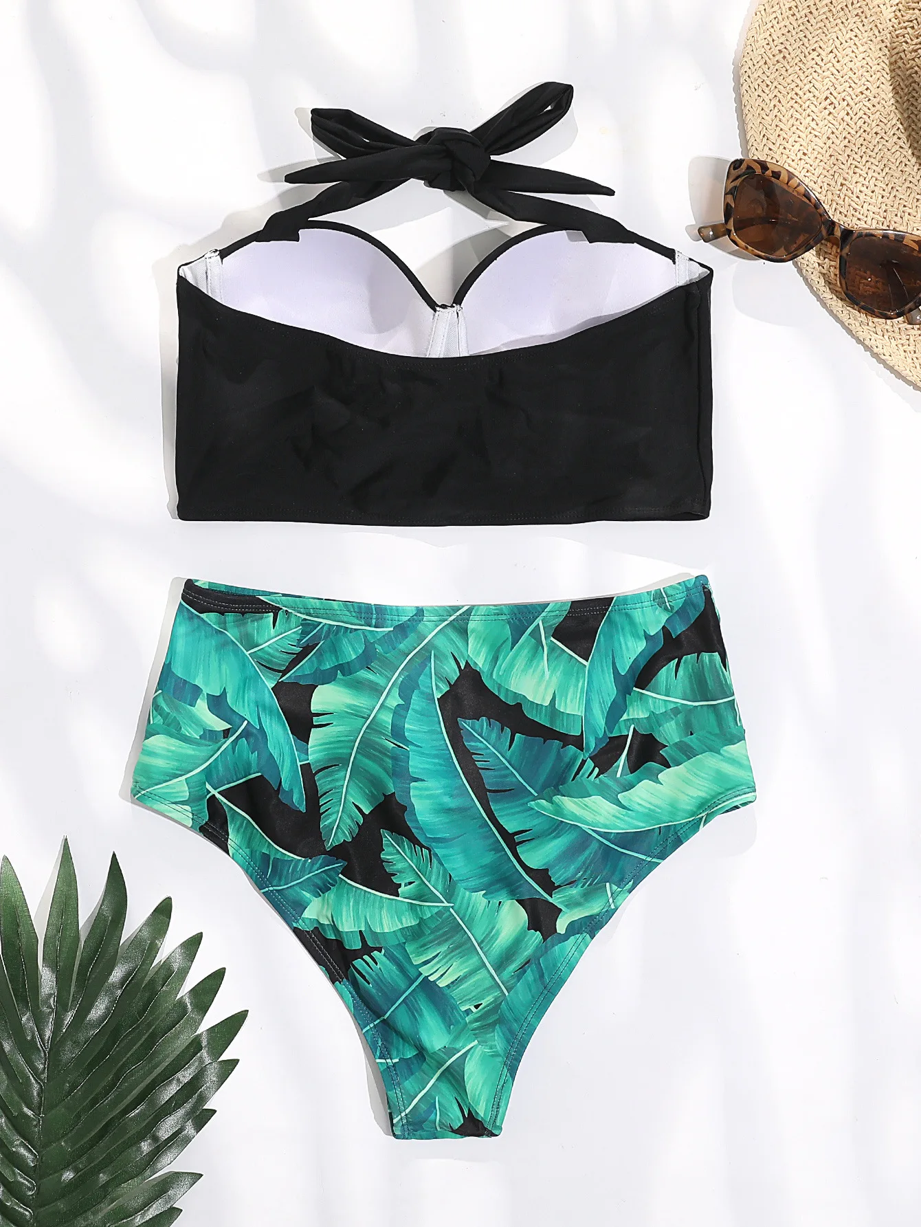 Halter Bikini Set Swimwear Sexy High Waist Women's Swimsuit 2022 Female Push Up Bathing Suits Summer Biquini Beachwear New |