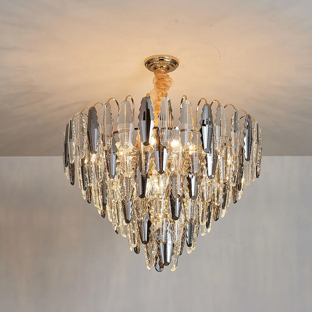 Новинка Современная хрустальная люстра 110 В 220 Lustre светодиодные лампы люстры фойе