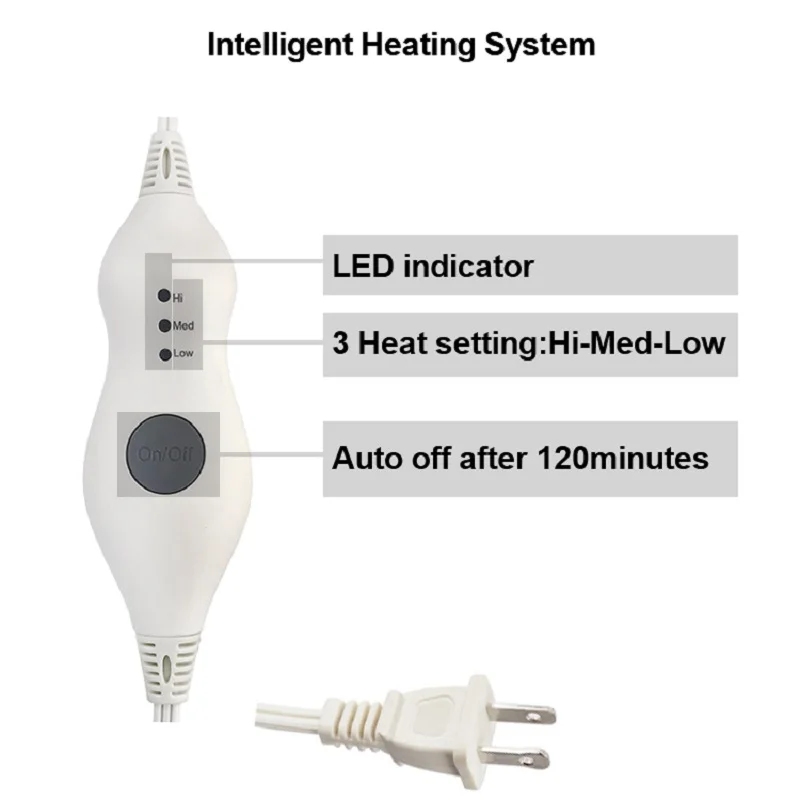 110V 50W US Plug Electric Heating Pad Foot Warmers Mat for Feet Partable Thermal Heated Electr Shoe Pads Botties Winter Warmer | Бытовая