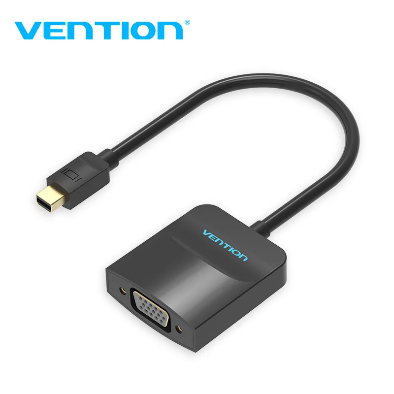 Адаптер Vention Mini DisplayPort-VGA 1080P конвертер Thunderbolt 2 DP кабель для MacBook Air 13 Surface Pro 4 DP-VGA |
