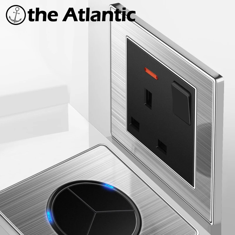 Atlectric универсальная розетка международного стандарта 13A 3 5 Pin Двойная зарядка USB