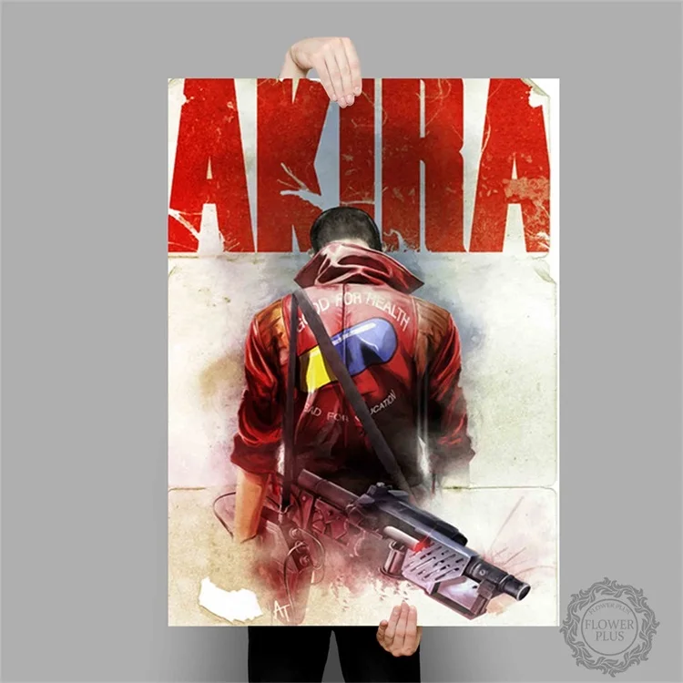 Акира красный боевой плакат классический японский аниме постеры для оформления дома и репродукции, настенное искусство картина для гостиной - Цвет: I