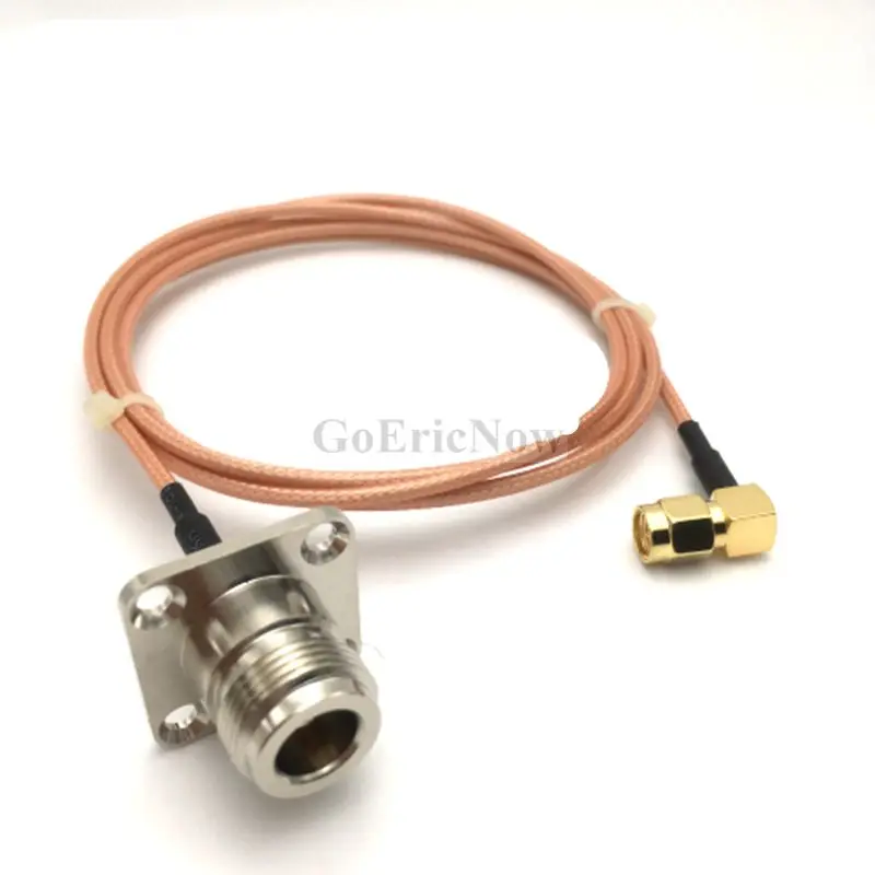 5pcs RF Coaxial 50ohm N Female Flange to Straight /Right Angle SMA/RP SMA Female/ Male RG316 Cable Connector (15cm) - купить по