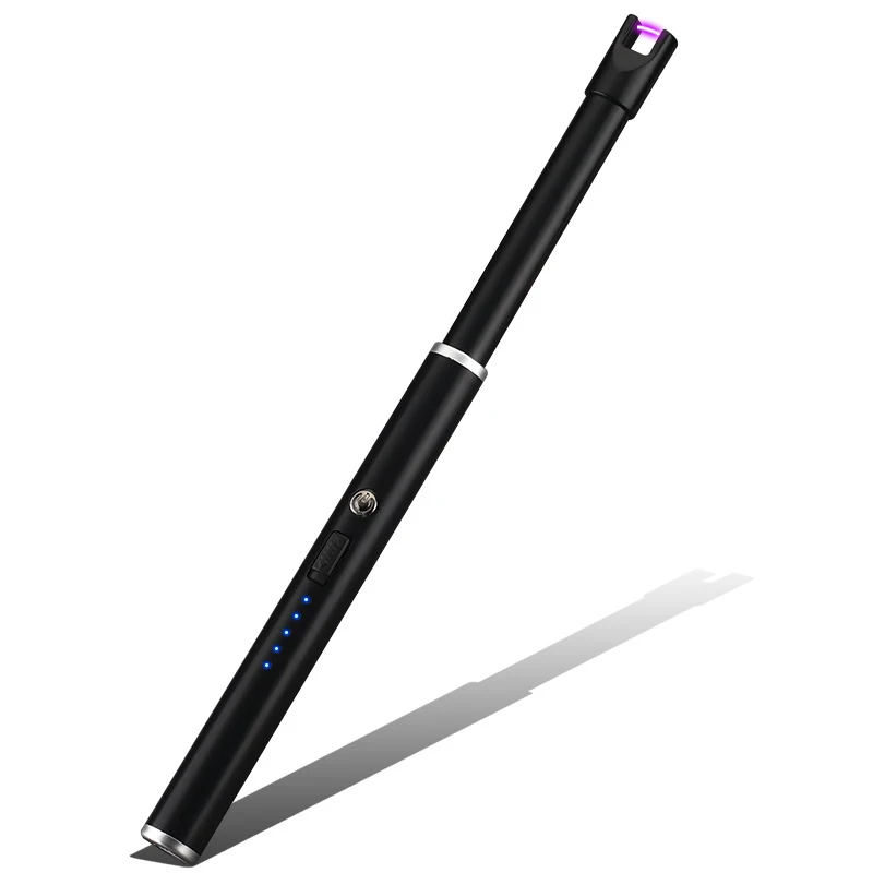 Безопасность длинные лампы в форме свечи Кухня электрический USB зажигалки лагерь