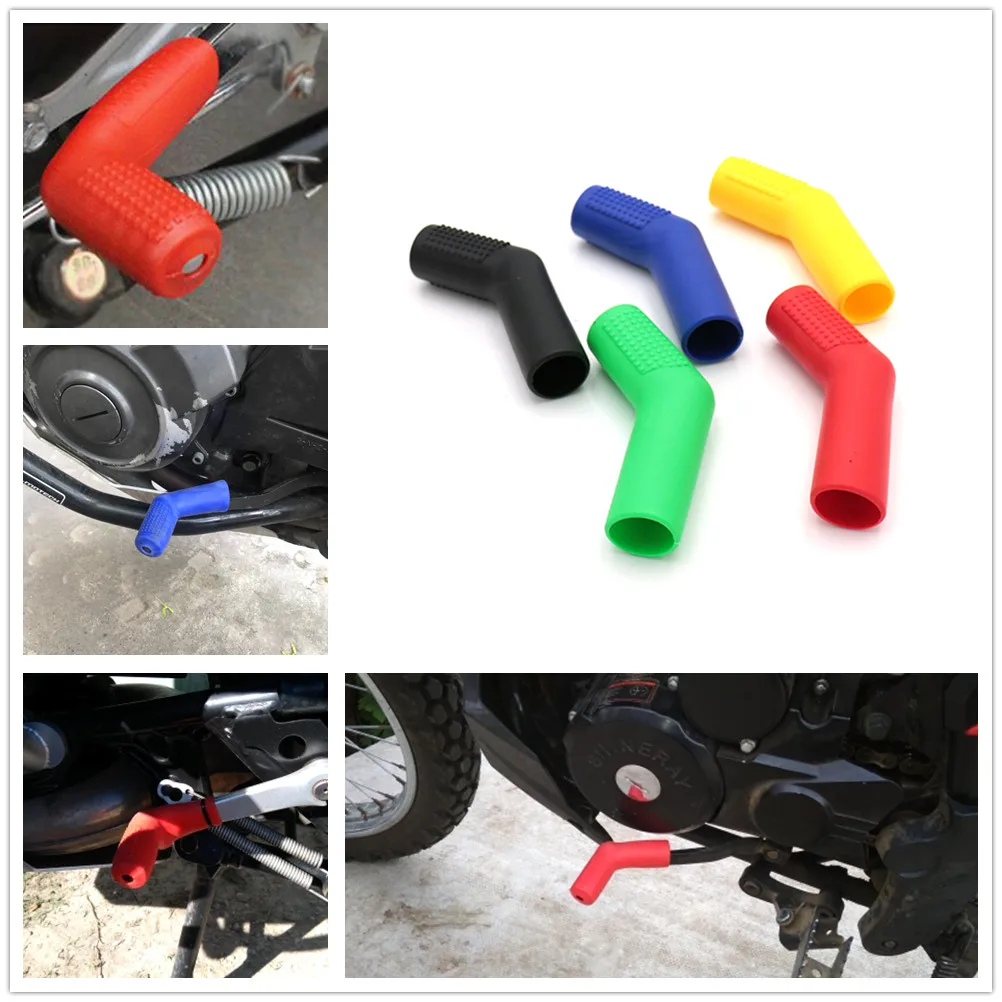 2 шт. универсальные резиновые чехлы для мотоциклетного рычага переключения