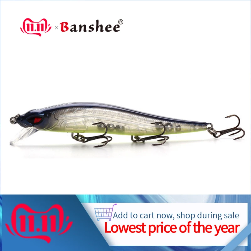 Banshee 100 мм 10 г приманка для рыбной ловли Джеркбейт кренкбейт щуки/форели плавающая