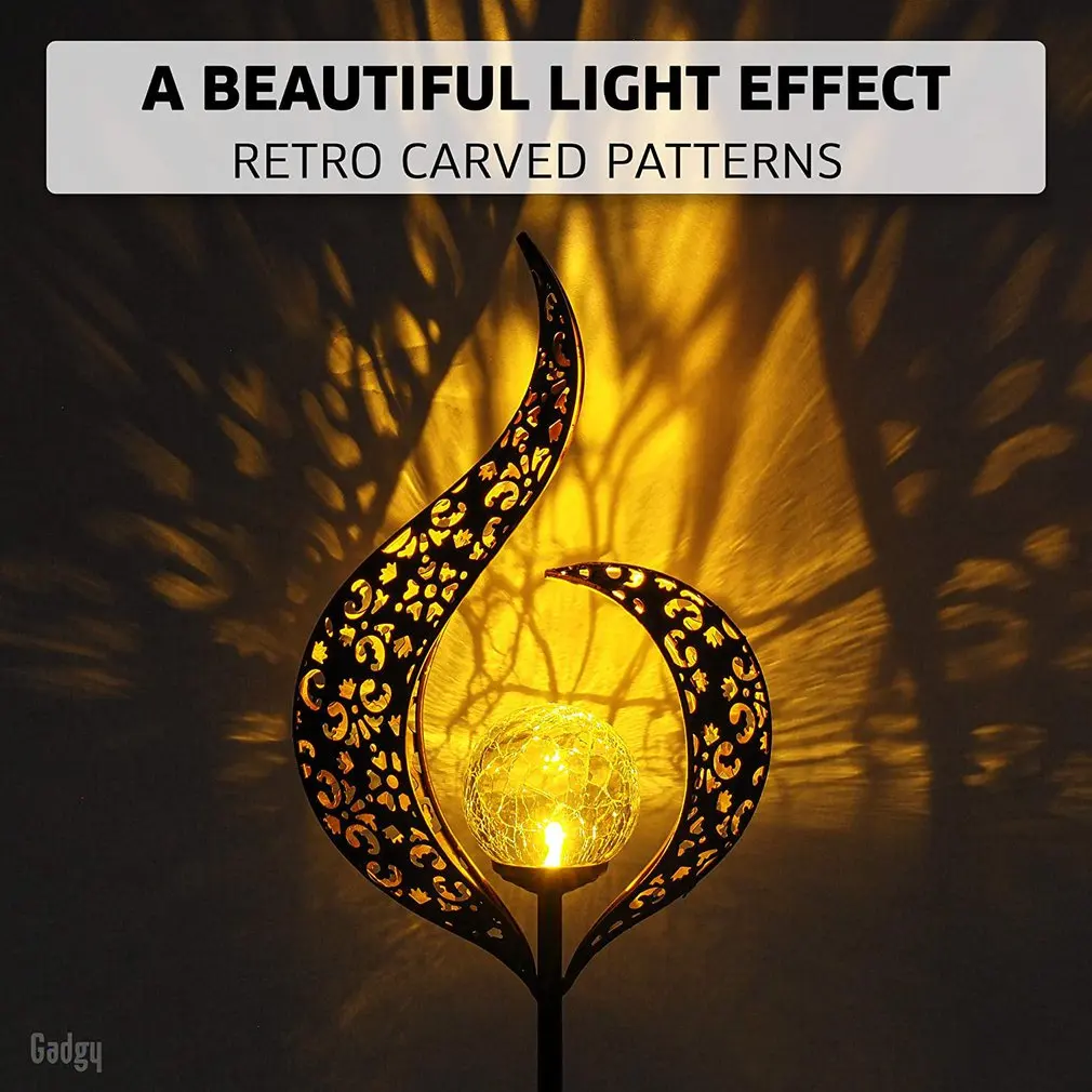 

New Flame Light Waterproof Led Solar Light Outdoor Lighting Landscape Decorative Light For Garden Lawn Lawn Lamp