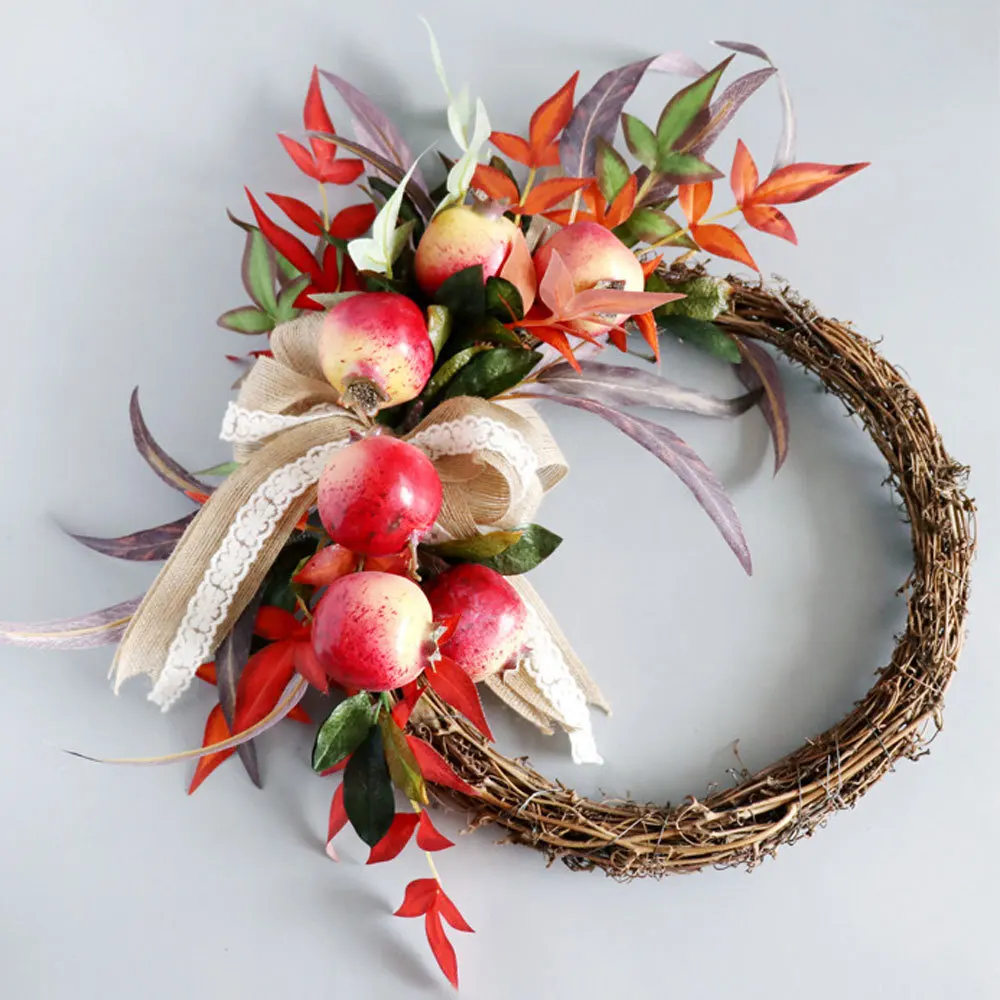 Реалистичные граната венок праздник поставки гирлянда подвесной вечерние