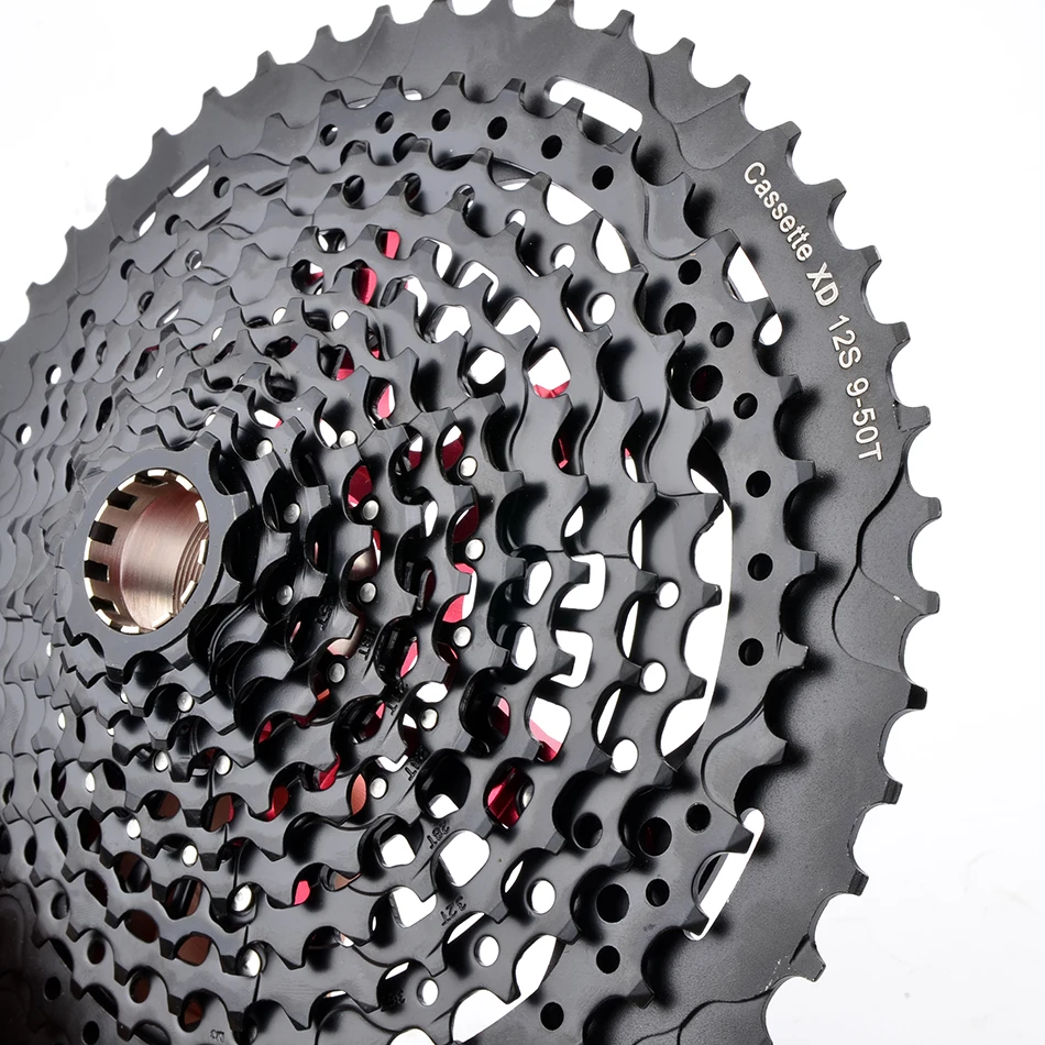 Бесплатная доставка MTB 12 11-speed 9-50T Кассетная лента Ultimate SRAM XD Rainbow 535g ULT