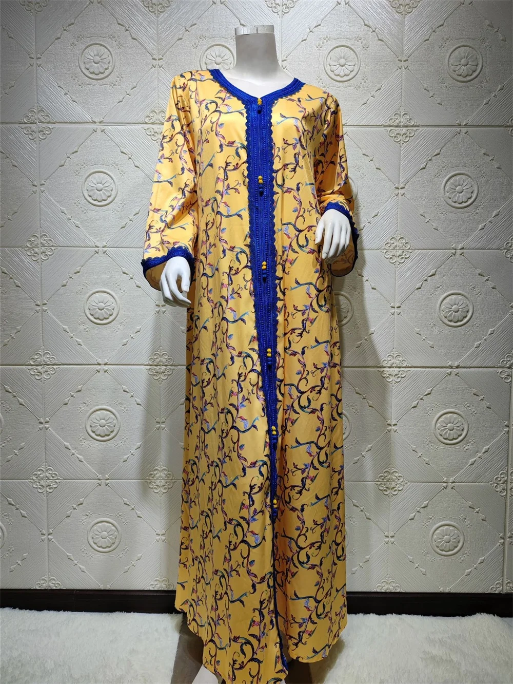 Элегантное женское платье макси с длинными рукавами|Женские платья| |