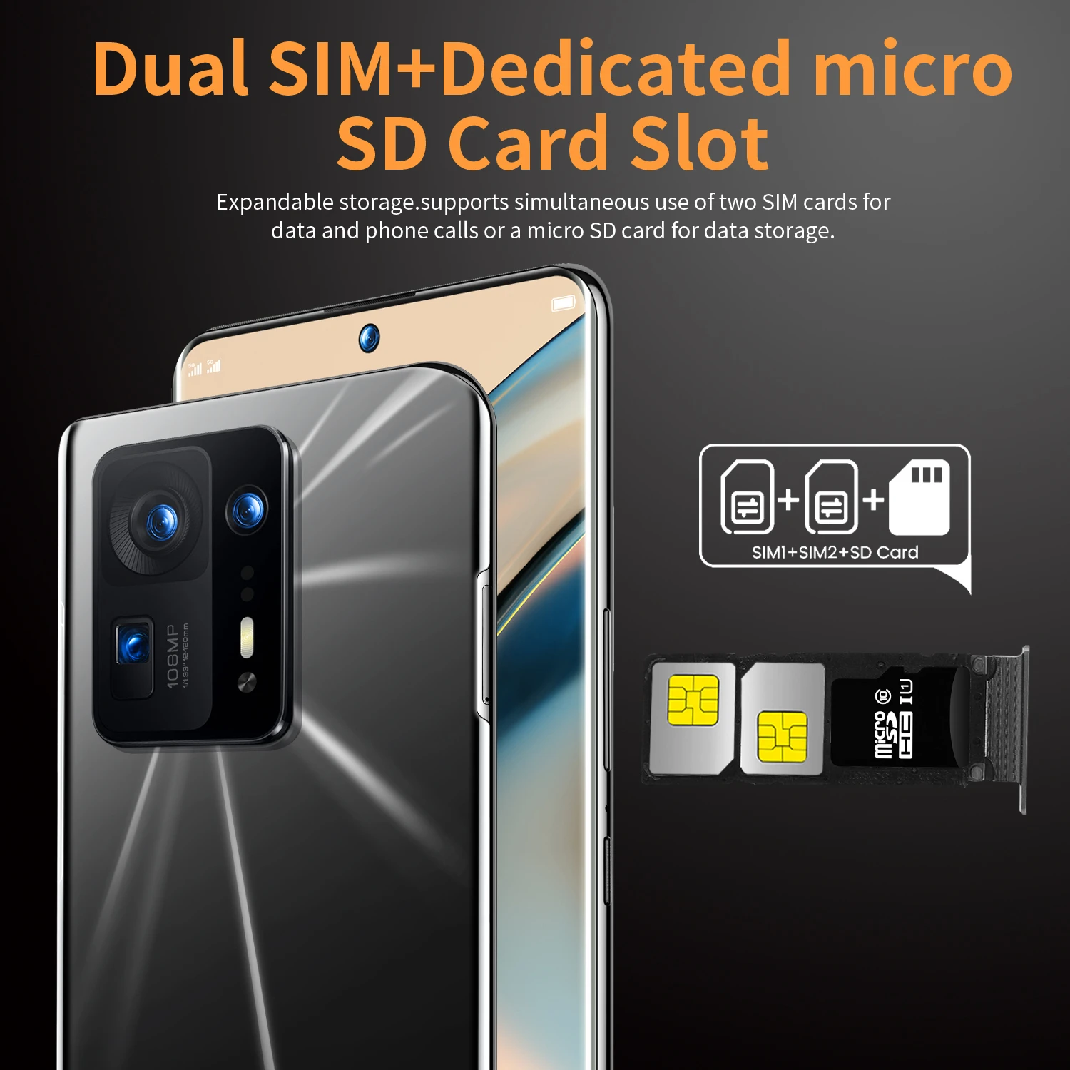 Smartphone 11T Pro 16GB 1T Type-C 7.3 Inch Mobile Phone 7300mAh Android 12 10 Core Global Version Unlock 4G LTE 5G | Мобильные