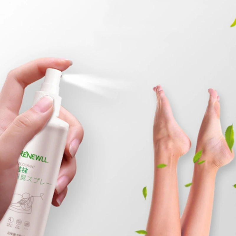 

100 ml Natural Mint Shoe Deodorizer, Foot Deodorant Spray, Foot Odor Eliminator for All Shoes -