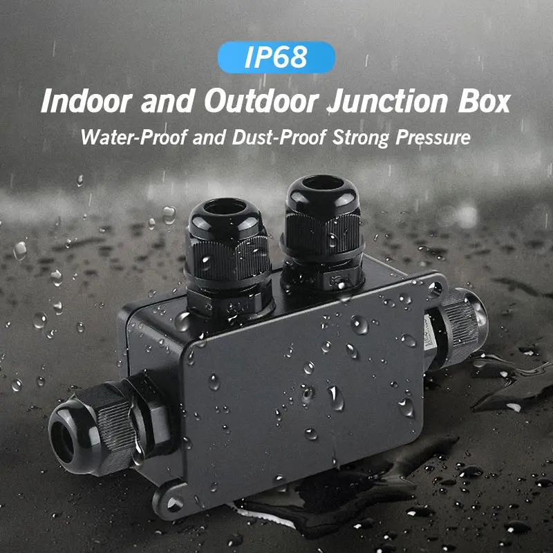 

IP68 Junction Box Electrical 4 Way Waterproof Enclosure Block Cable Connecting Protection for Wiring Accessories Wire Connector