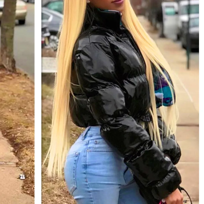 

Куртка-пуховик женская зимняя пуховая черная/красная/фиолетовая/Розовая/зеленая/синяя/серебристая, XXL