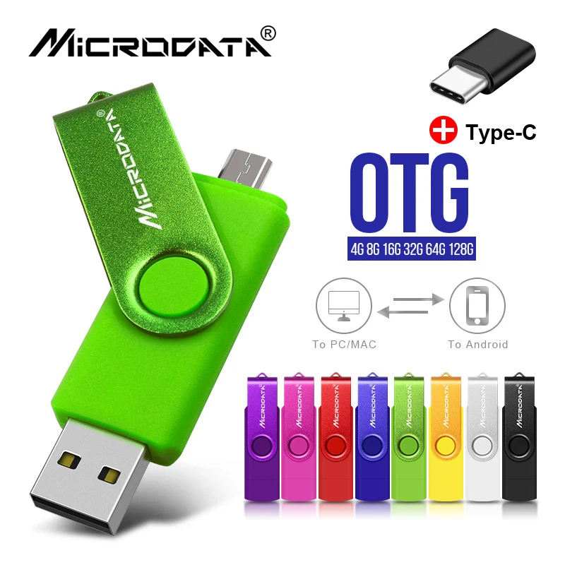 

USB 3 в 1 OTGPen 3. 0 type-c, 9 цветов, 8 ГБ, 16 ГБ, 32 ГБ, 64 ГБ, 2,0 ГБ